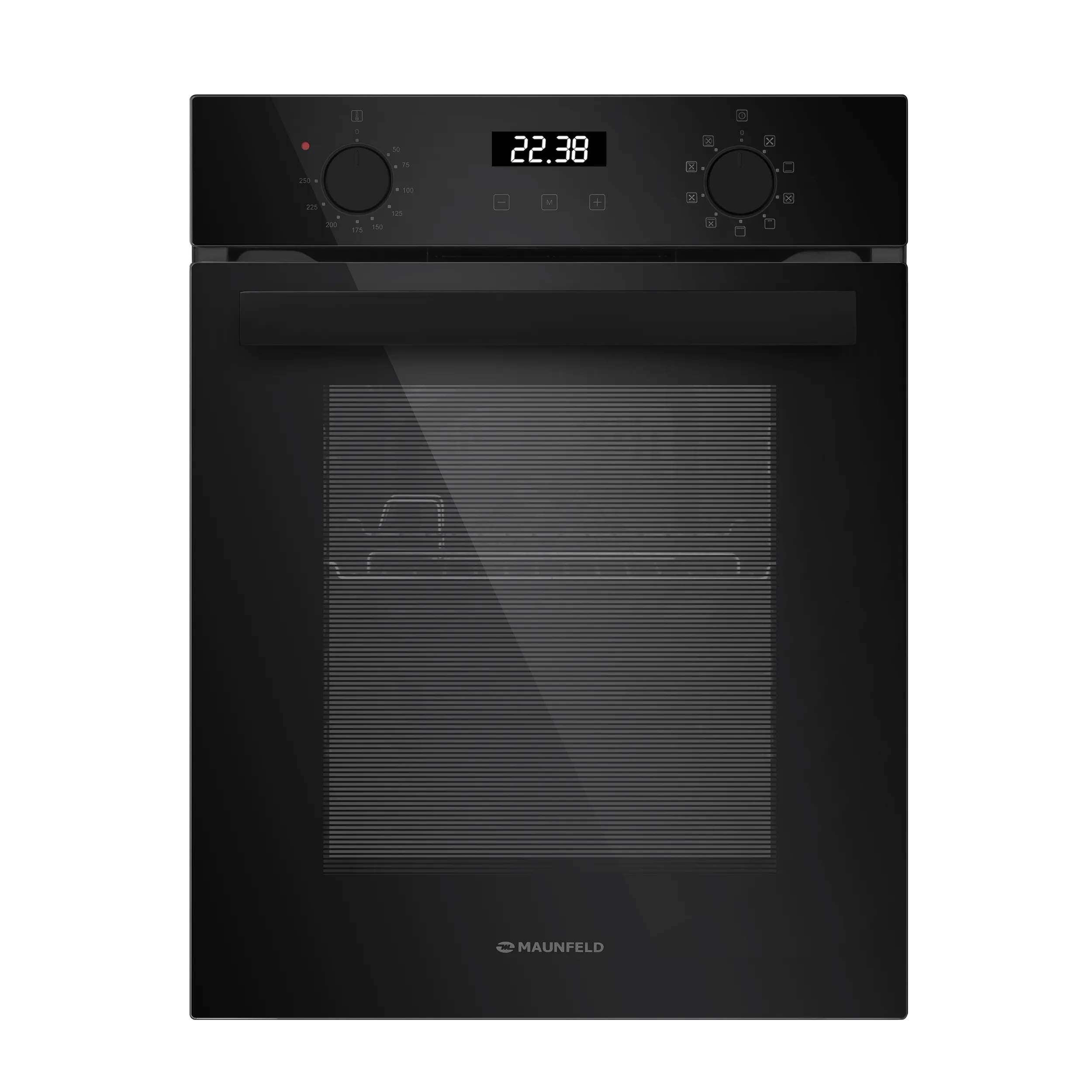 Шкаф духовой электрический MAUNFELD EOEM519P Черный/черная фурнитура