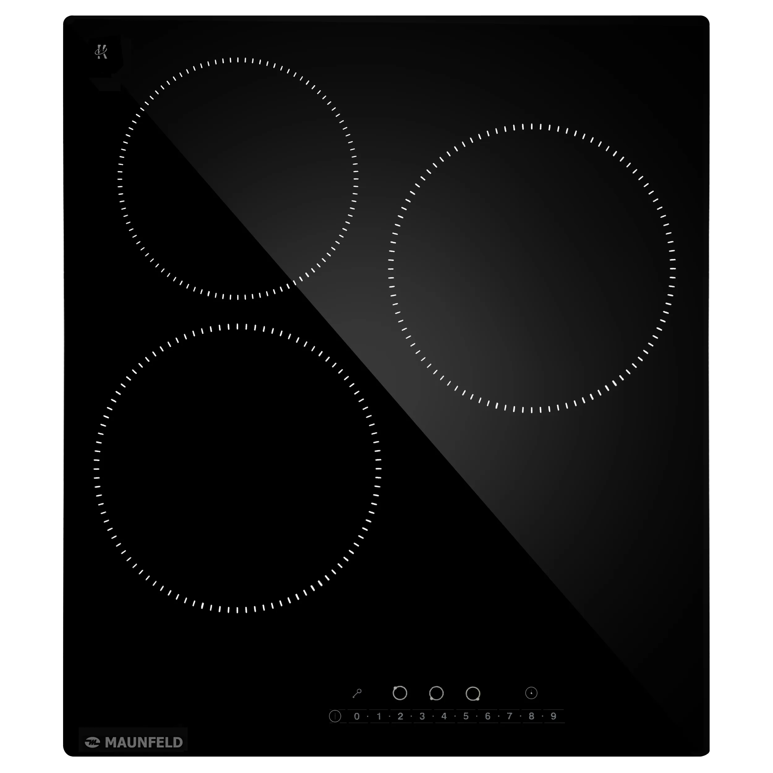 Электрическая варочная панель MAUNFELD AVCE4534SBK Черный