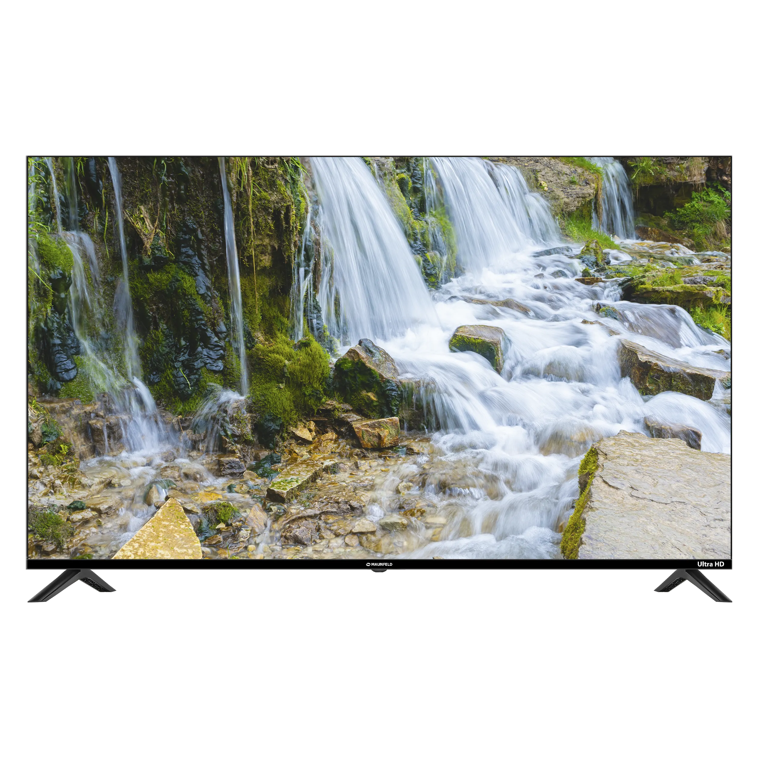 43" Телевизор MAUNFELD MLT43UST02, 4K Ultra HD, Салют ТВ Черный