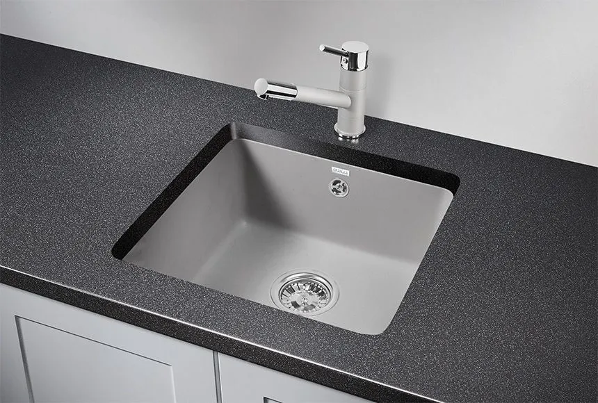 3601, АЛЮМИНИУМ, кухонная мойка, кварц