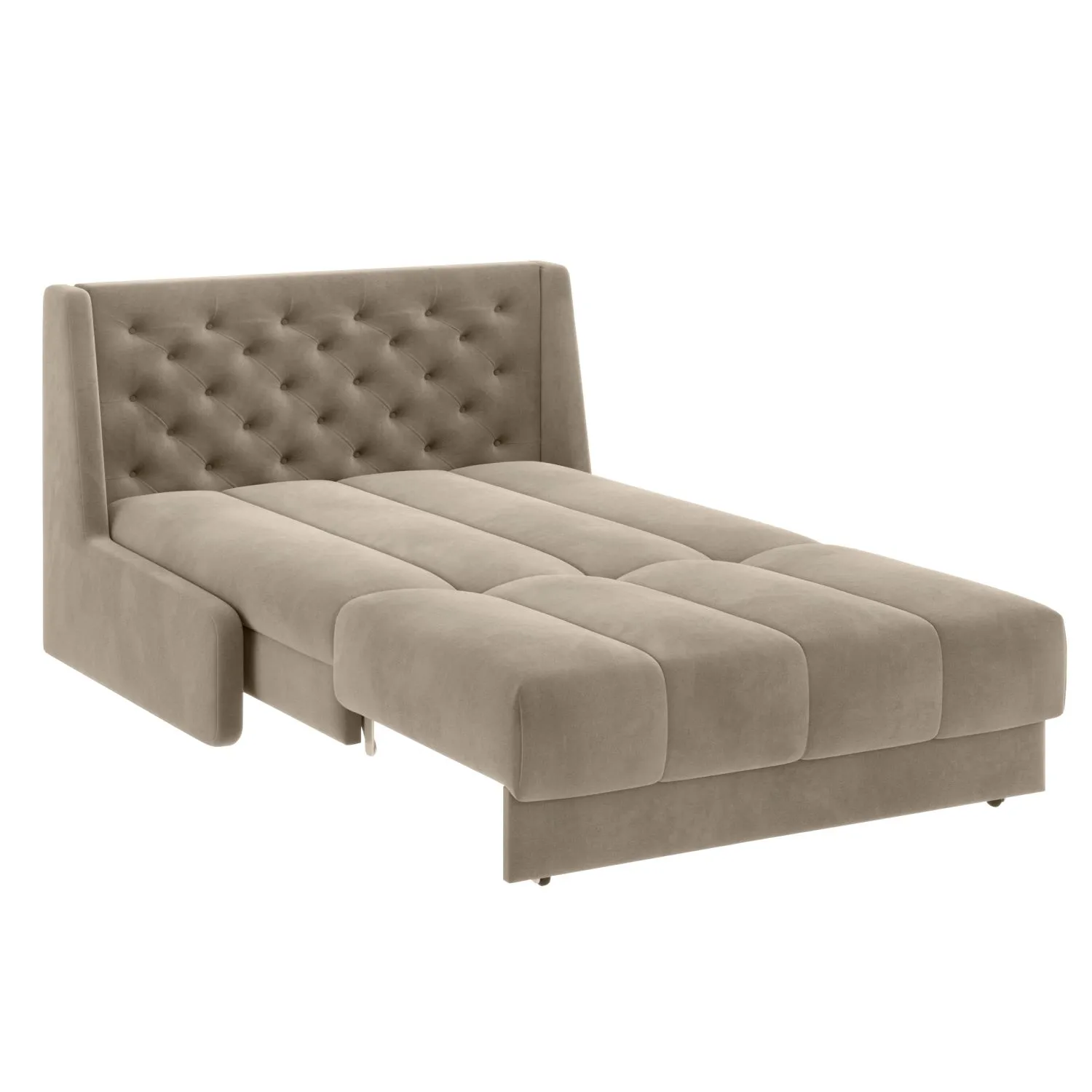 РИЧМОНД Складная кровать серо-бежевая, 125