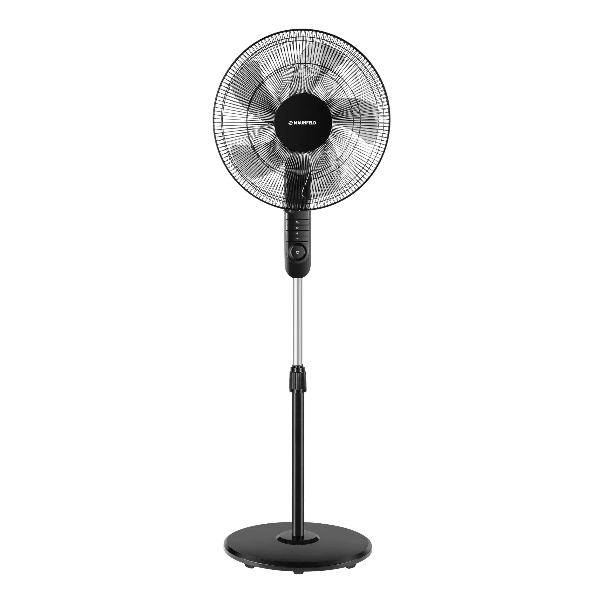 Напольный вентилятор с таймером и пультом MAUNFELD MSF-407BR Черный