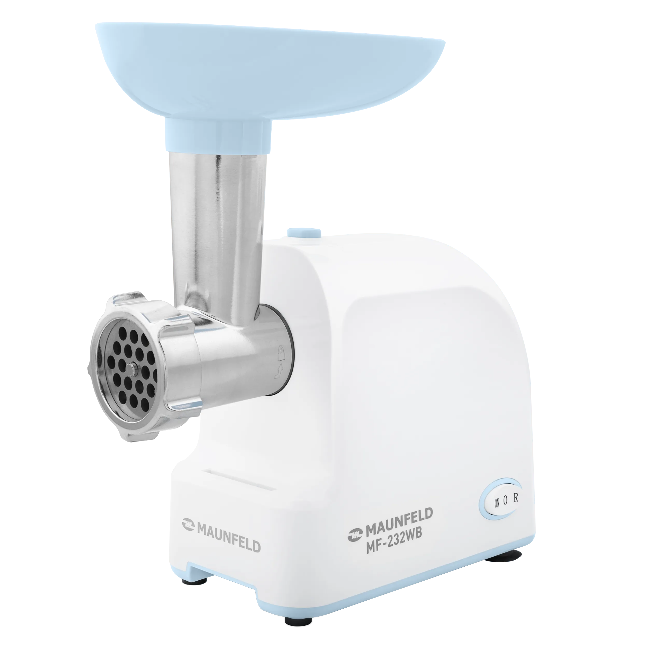 Мясорубка MAUNFELD MF-232WB Голубой