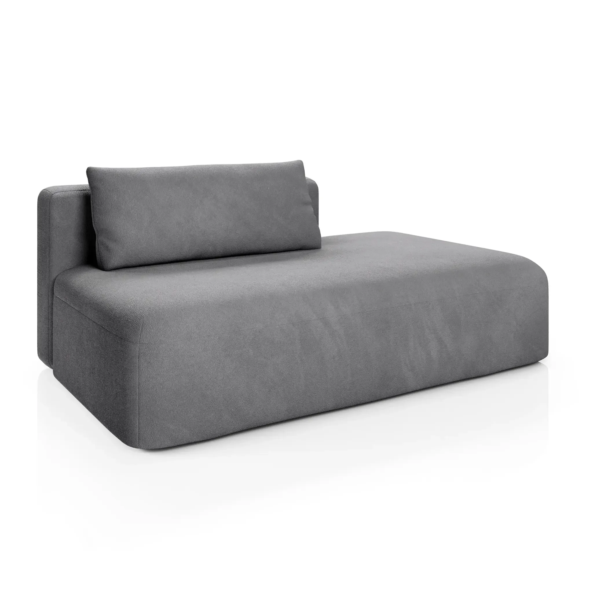 НОВЫЕ ЭМОЦИИ МИНИ Диван прямой, серый, угол правый