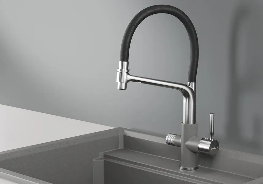 0075, АЛЮМИНИУМ, СМЕСИТЕЛЬ КУХОННЫЙ