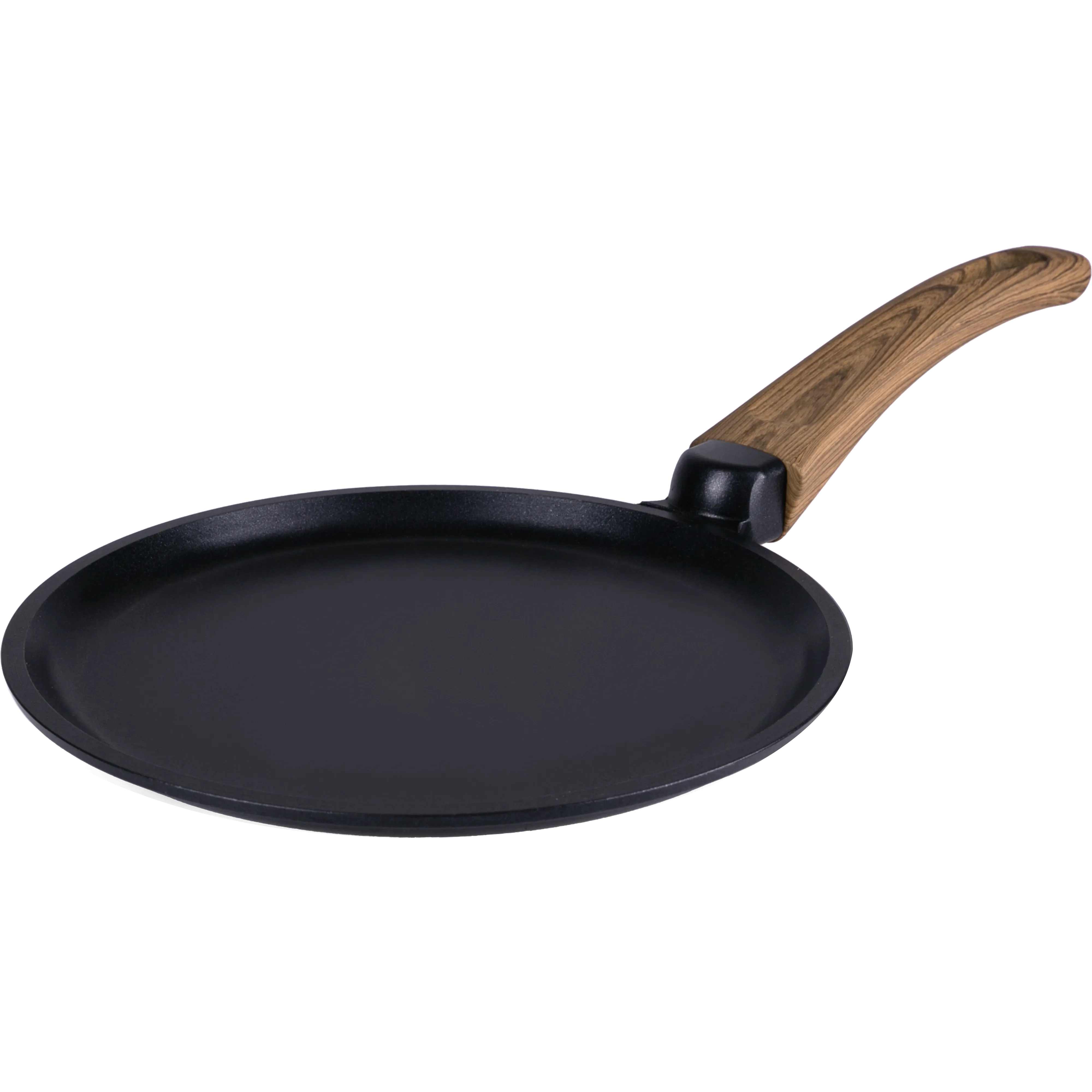 Сковорода блинная MAUNFELD ALVA MF22LV01PP из литого алюминия, 22 см Черный