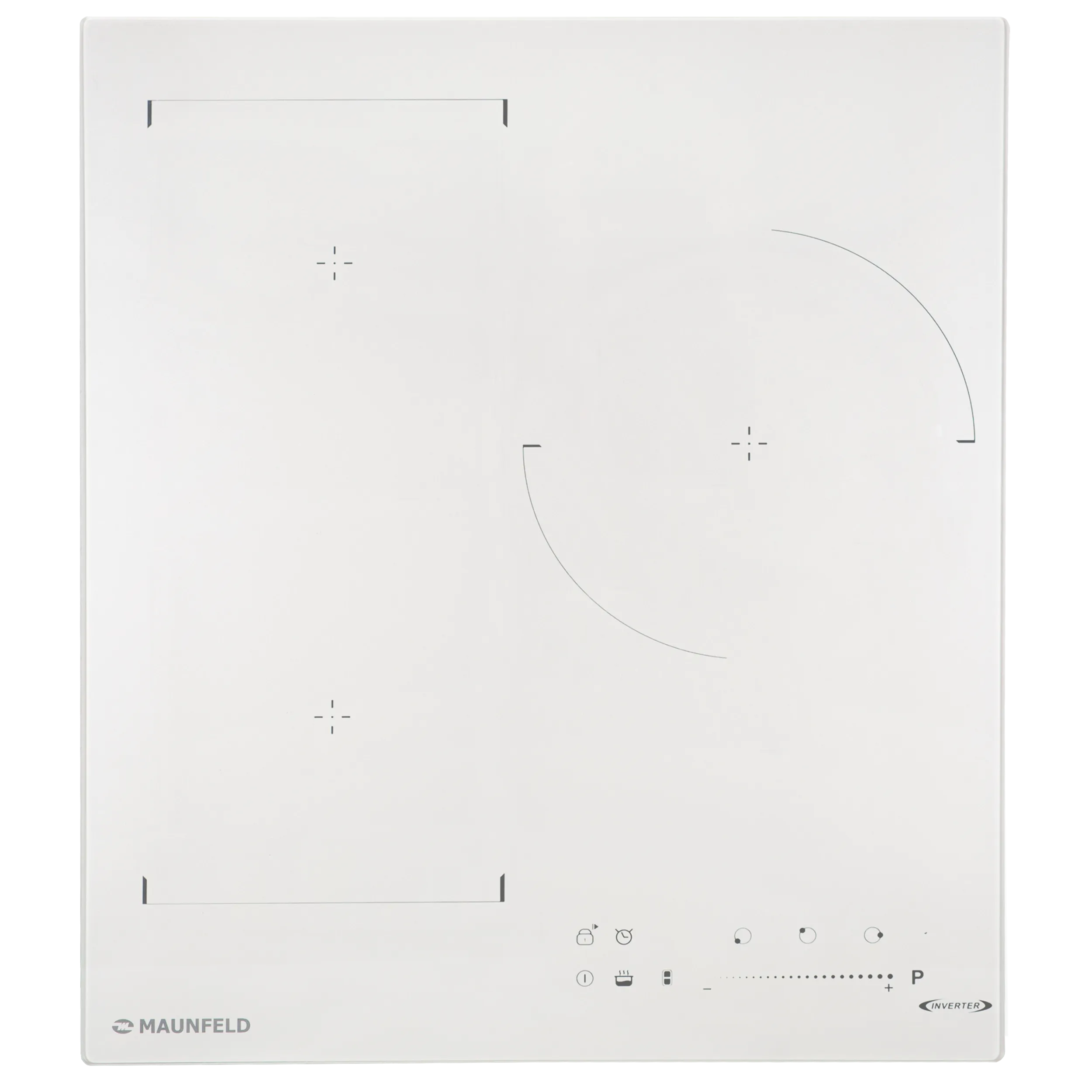 Индукционная варочная панель MAUNFELD CVI453SB LUX Inverter Белый