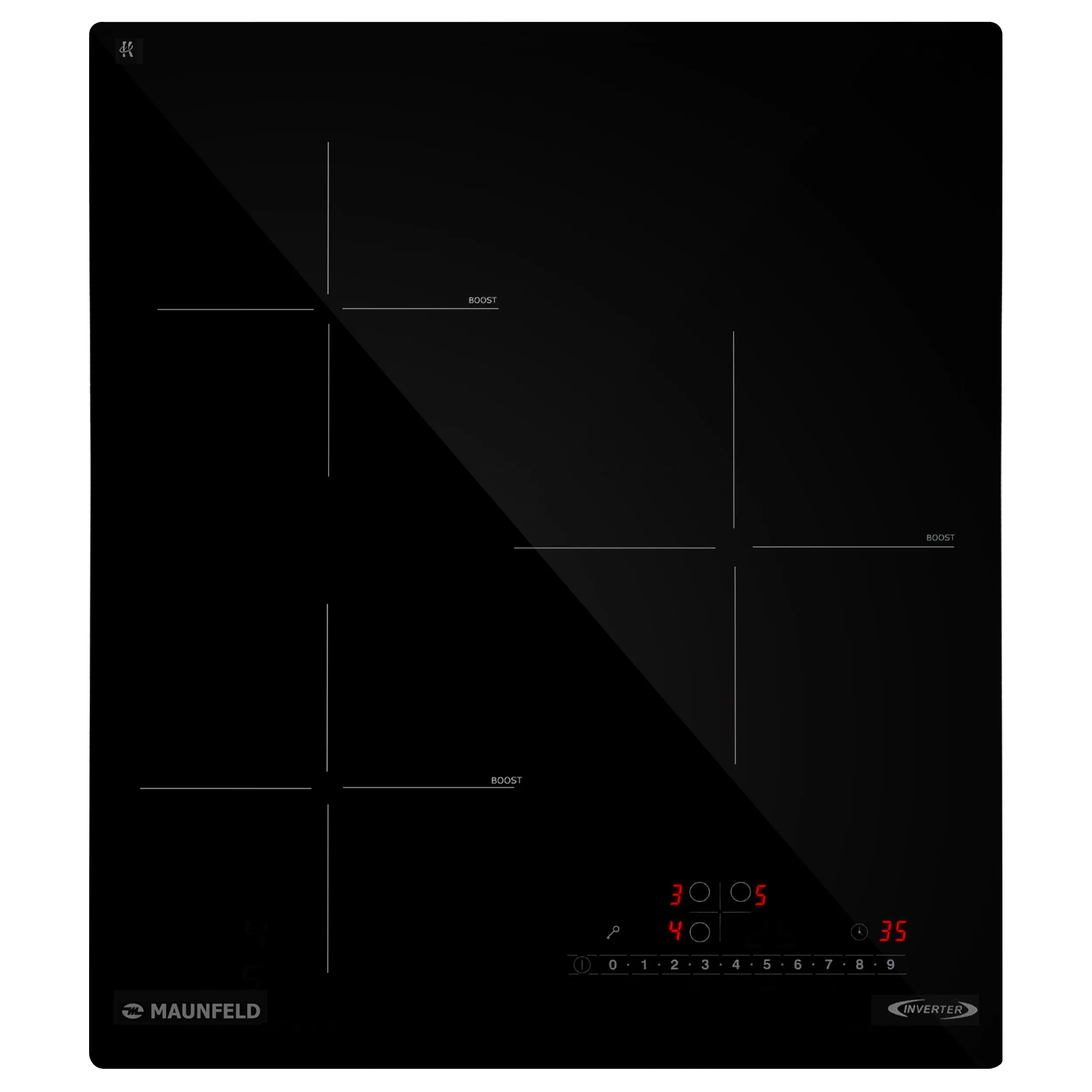 Индукционная варочная панель MAUNFELD AVI4536SBK Черный