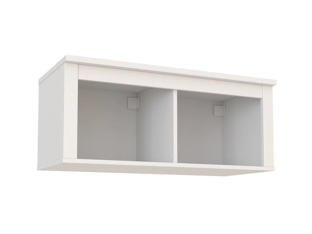 2.08.17.140.1 САГА полка навесная 2 секции белая