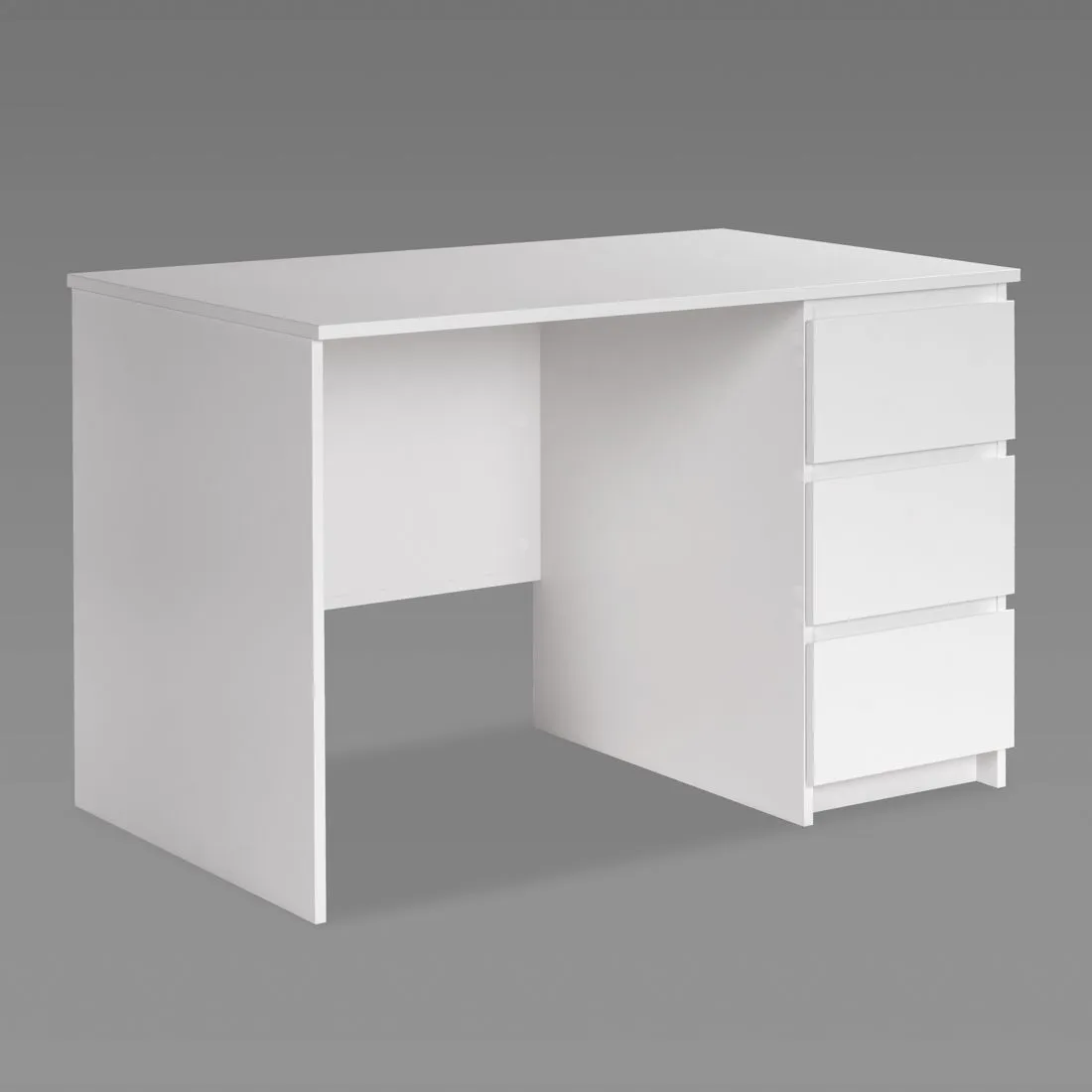 2.03.06.090.1 КАСТОР стол письменный 3 ящика 116х65 RU белый