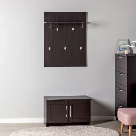 2.02.11.260.5 СИРИУС вешалка 78х100 Дуб Венге RU