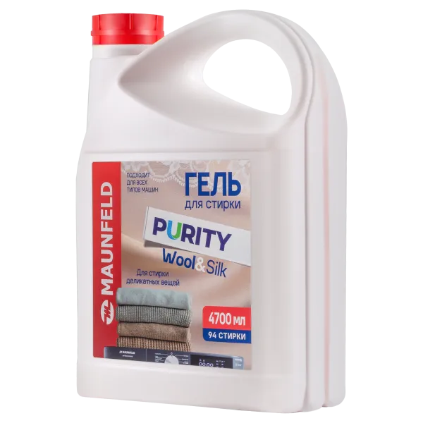 Гель для стирки Maunfeld Purity Wool&Silk 4700мл MWL4700PD Белый