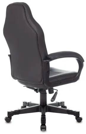 Кресло игровое Zombie Game 17 черный ткань/эко.кожа крестов. пластик