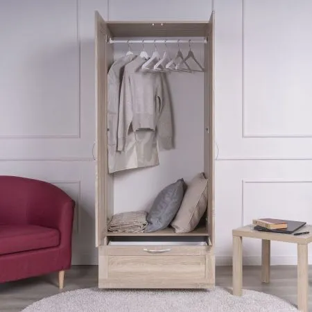 2.02.01.020.3 СИРИУС шкаф комбинированный "2 двери и 1 ящик сонома RU"