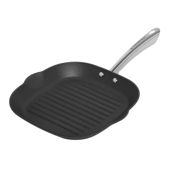 Сковорода-гриль MAUNFELD HOWARD MGP28LC15 из облегченного чугуна, 28х28 см Графитовый