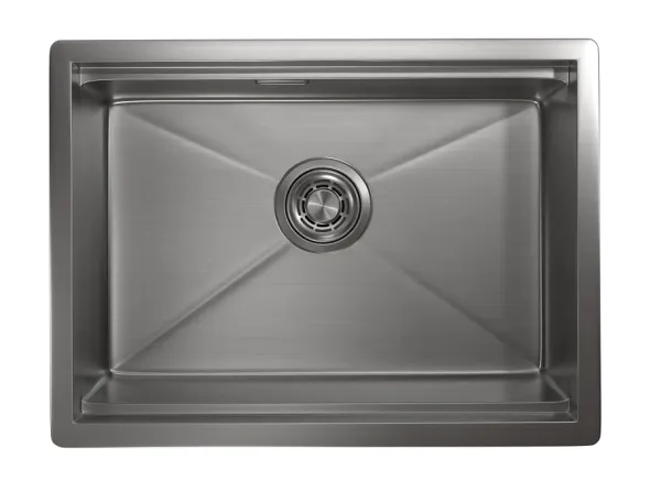 KS-6045U, СТАЛЬ САТИН, стальная кухонная мойка KITCHEN SPACE