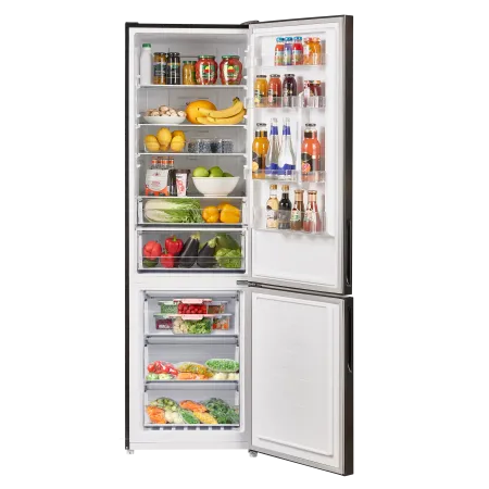 Холодильник MAUNFELD MFF200NF10 Inverter Черная нержавеющая сталь