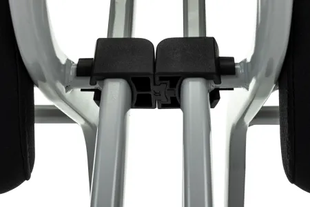 Стул Бюрократ X-Click черный на ножках металл серый