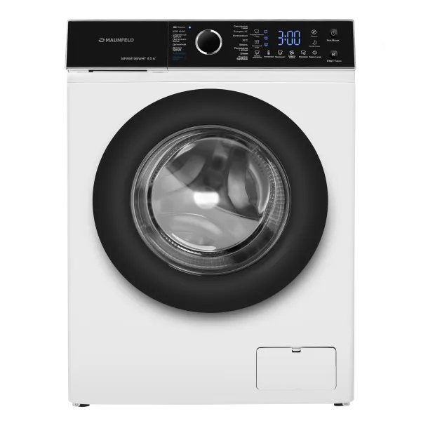 Стиральная машина c инвертором и паром MAUNFELD MFWM106IWHT Белый