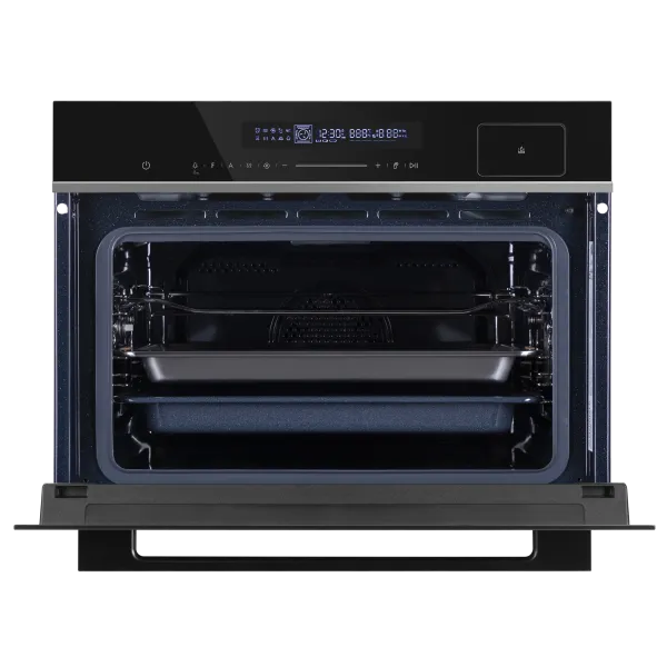 Шкаф духовой электрический с паром MAUNFELD MCMO5016STG Черный