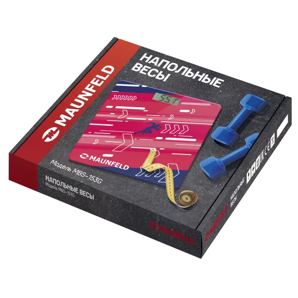 Напольные весы MAUNFELD MBS-153G Мультиколор