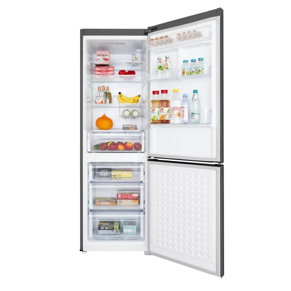 Холодильник-морозильник MAUNFELD MFF187NF Темная нержавеющая сталь