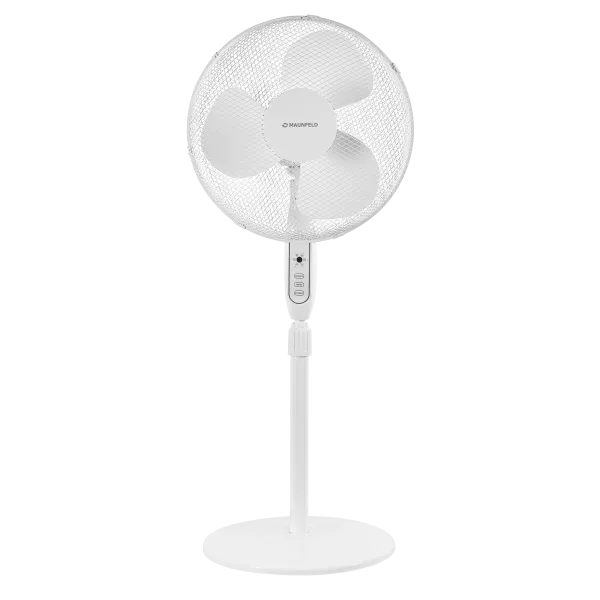 Напольный вентилятор с таймером и пультом MAUNFELD MSF-406WR Белый