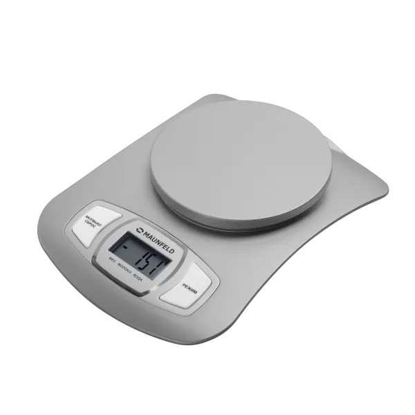 Кухонные весы с чашей MAUNFELD MKS-515P Серебристый