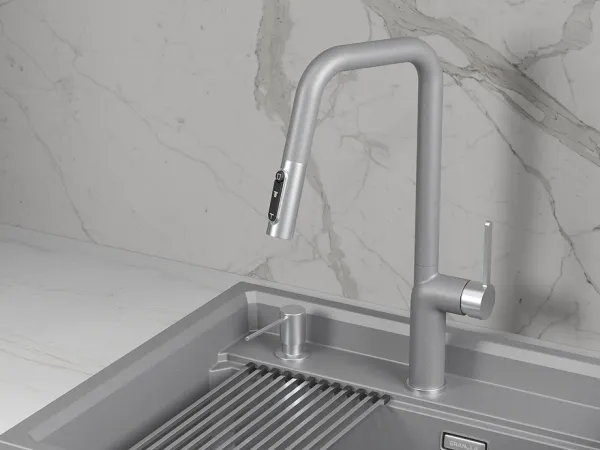 9011, АЛЮМИНИУМ, СМЕСИТЕЛЬ КУХОННЫЙ