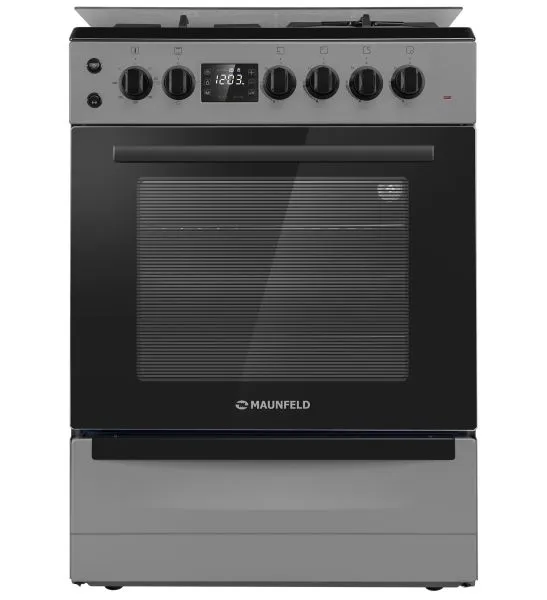 Газовая плита с электрической духовкой MAUNFELD MGC60EC05 Серый
