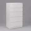 2.03.02.070.1 КАСТОР комод 5 ящиков RU белый