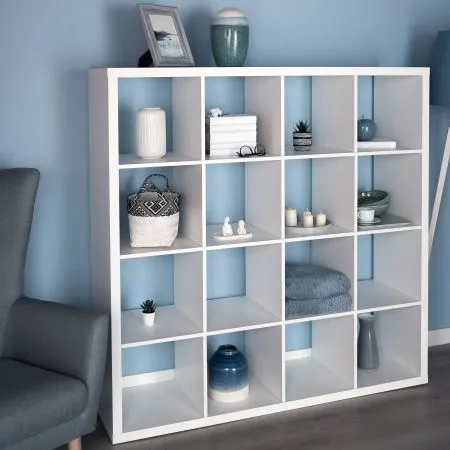 S00678 Фора 16 стеллаж 146x146х38, белый