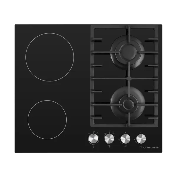 Комбинированная варочная панель MAUNFELD EEHG.642VC.3CB/KG Черный
