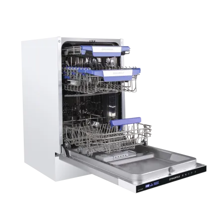 Посудомоечная машина с лучом на полу MAUNFELD MLP-08IMR Нержавеющая сталь