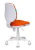 Кресло детское Бюрократ CH-W213 оранжевый TW-96-1 крестов. пластик пластик белый