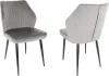 Стул для дома Бюрократ CH-K5_2 комплект 2шт т.серый Holland 18 металл черный на ножках (CH-K5_1/HL18_2)