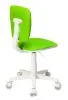 Кресло детское Бюрократ CH-W204NX салатовый 15-118 крестов. пластик пластик белый