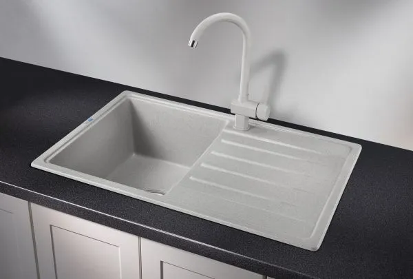 7602, БАЗАЛЬТ, кухонная мойка, СтандАРТ кварц