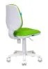 Кресло детское Бюрократ CH-W213 салатовый TW-18 крестов. пластик пластик белый