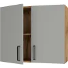 Навесной шкаф 80х67,6х29 «Мирах сер\дер»