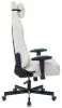 Кресло игровое Knight T1 молочный экомех с подголов. крестов. металл