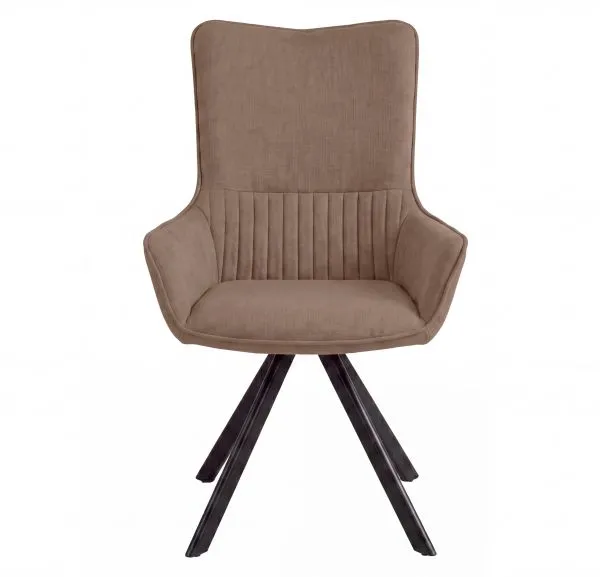 Стул DikLine 289 поворотный LA14 капучино, ножки черные