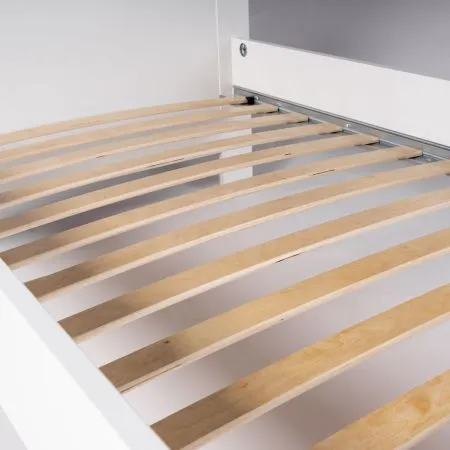 2.08.04.050.1 САГА кровать одинарная 90х200 белая