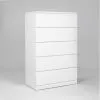 S00951 Варма 5 комод 80х123х40, белый