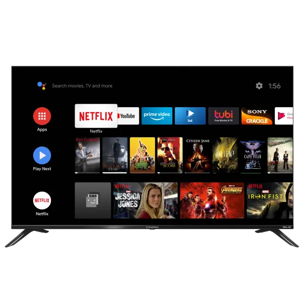 50" Телевизор MAUNFELD MQT50USD03, QLED, 4K Ultra HD, Android TV Черный