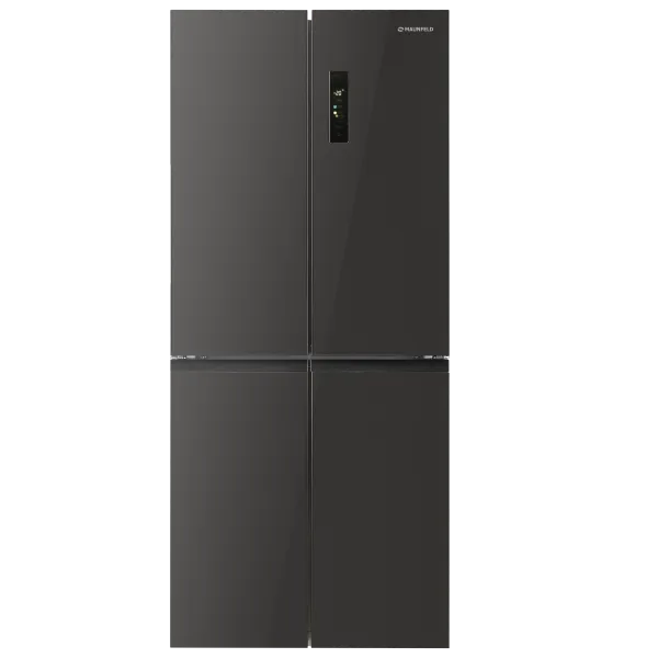 Холодильник с инвертором MAUNFELD MFF183NFE Черная нержавеющая сталь