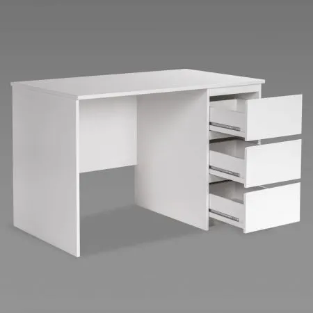 2.03.06.090.1 КАСТОР стол письменный 3 ящика 116х65 RU белый