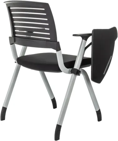 Стул Бюрократ X-Click-PP черный со столиком на ножках металл серый