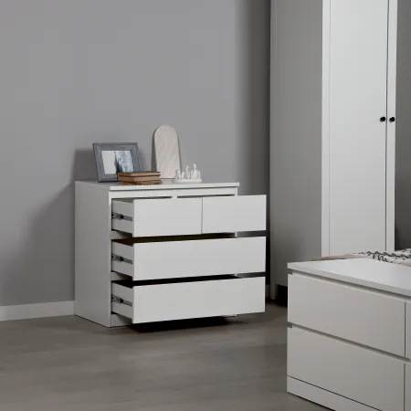 2.05.02.050.1 МАЛЬТА комод 2+2 ящика 80х76 белый RU