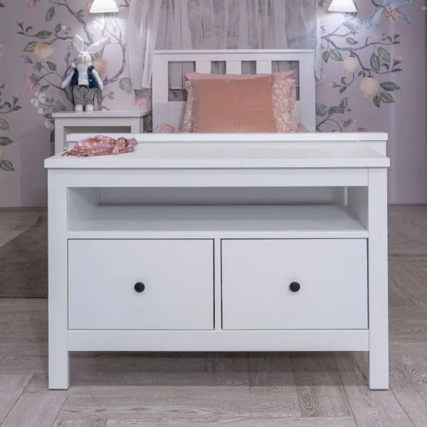 2.08.03.080.1 САГА тумба 2 ящика белая RU